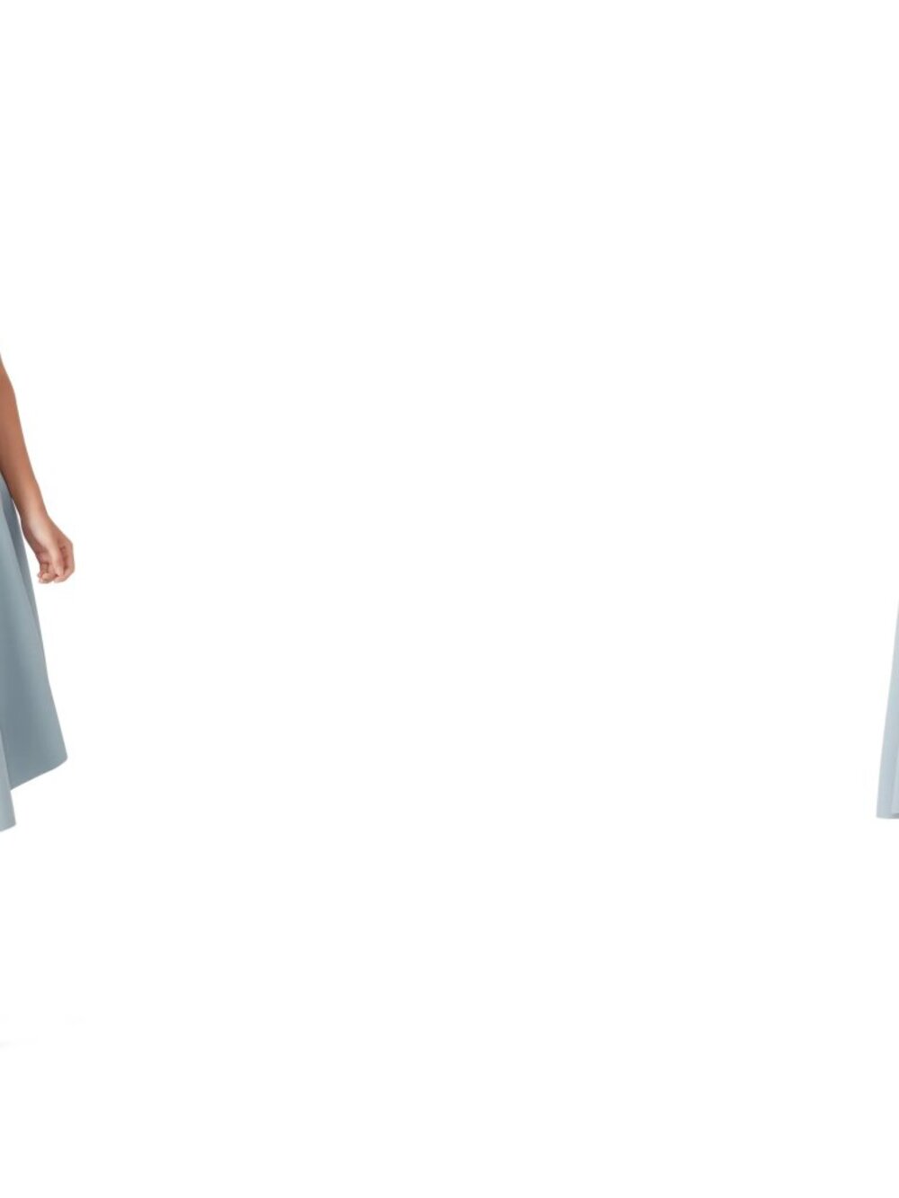 NEW Asymmetrical Sky Blue Dress NWOT​ - Picture 3 of 9